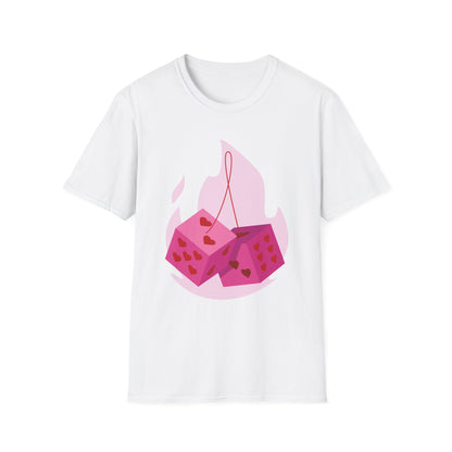 Cute Love Dice T-Shirt for Romantic Couples
