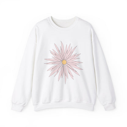 Floral Graphic Unisex Crewneck Sweatshirt - Cozy Comfort for Any Occasion