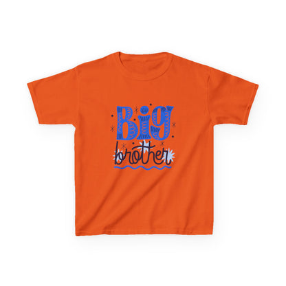 Big Brother Kids Heavy Cotton Tee - Fun & Cute Sibling Shirt