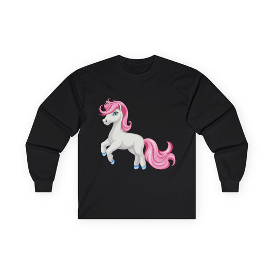 Magical Unicorn Long Sleeve Tee - Perfect for Kids and Fantasy Lovers