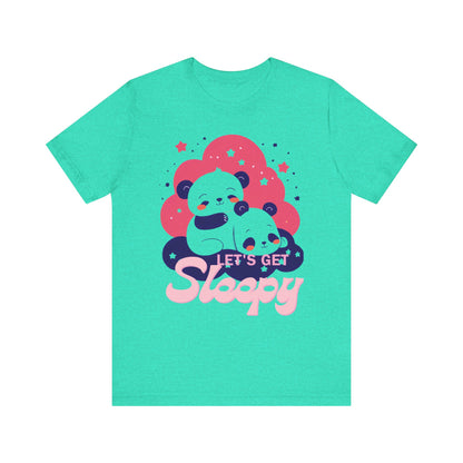 Cute Panda Sleepy Unisex Tee - Perfect for Cozy Days and Gift Giving