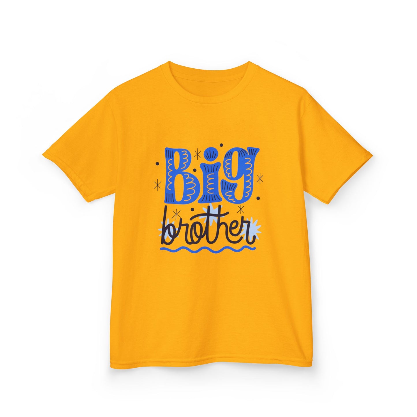 Big Brother Kids Heavy Cotton Tee - Fun & Cute Sibling Shirt