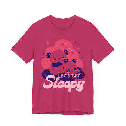 Cute Panda Sleepy Unisex Tee - Perfect for Cozy Days and Gift Giving