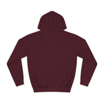 Unisex College Hoodie with Beach Sunset Print