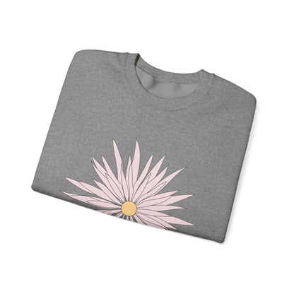 Floral Graphic Unisex Crewneck Sweatshirt - Cozy Comfort for Any Occasion