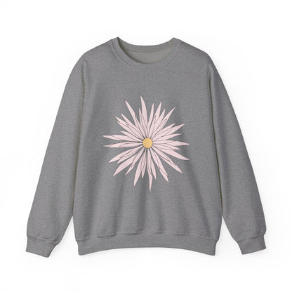 Floral Graphic Unisex Crewneck Sweatshirt - Cozy Comfort for Any Occasion