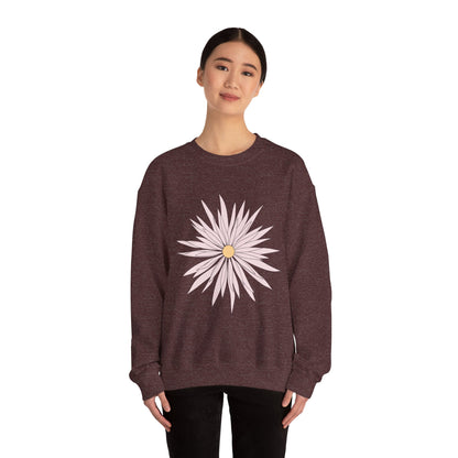 Floral Graphic Unisex Crewneck Sweatshirt - Cozy Comfort for Any Occasion