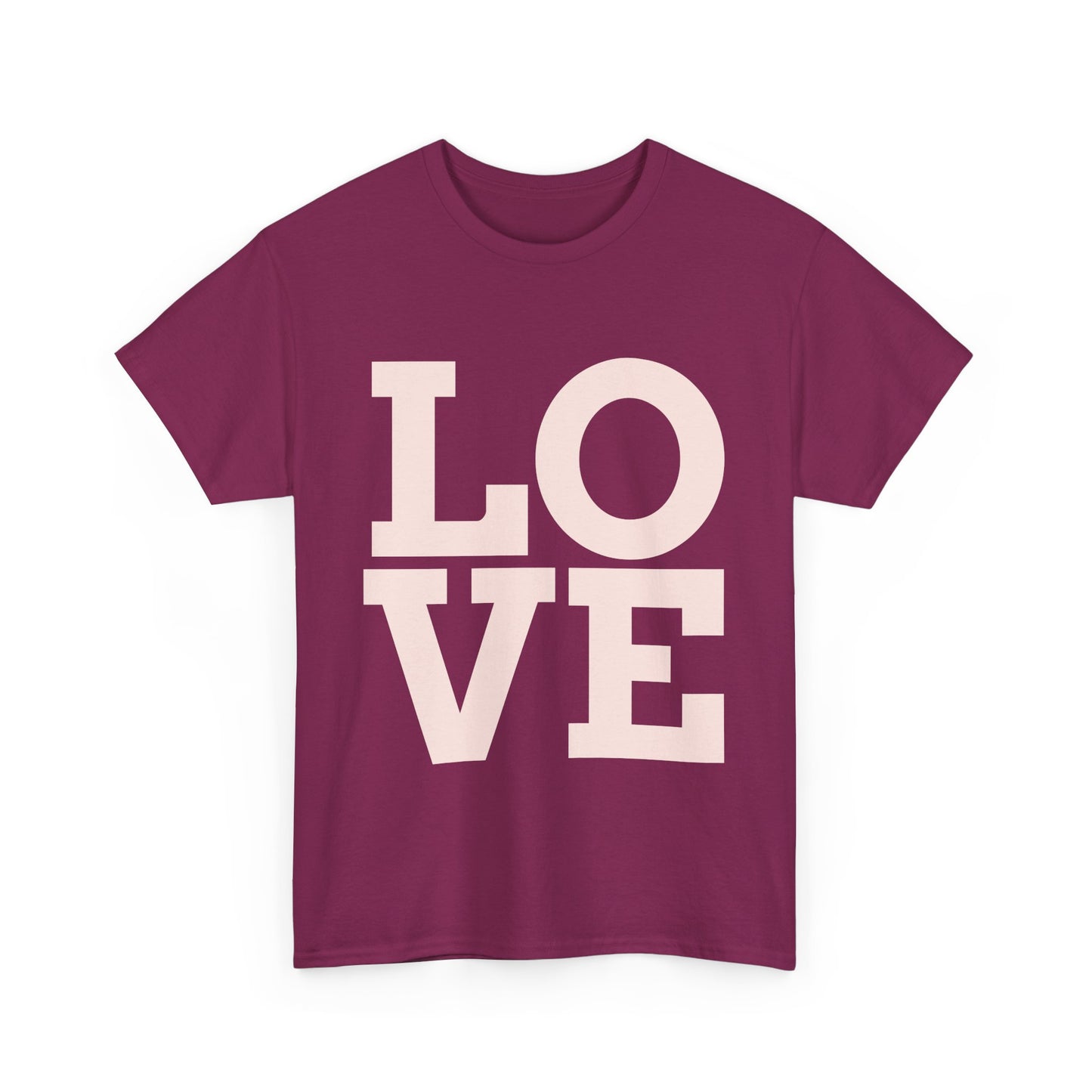 Love Unisex Heavy Cotton Tee - Perfect for Celebrations and Everyday Wear
