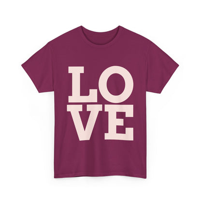 Love Unisex Heavy Cotton Tee - Perfect for Celebrations and Everyday Wear