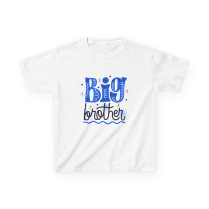Big Brother Kids Heavy Cotton Tee - Fun & Cute Sibling Shirt