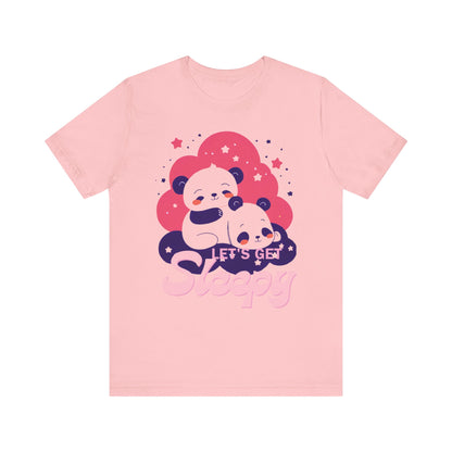 Cute Panda Sleepy Unisex Tee - Perfect for Cozy Days and Gift Giving