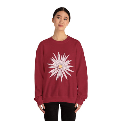 Floral Graphic Unisex Crewneck Sweatshirt - Cozy Comfort for Any Occasion
