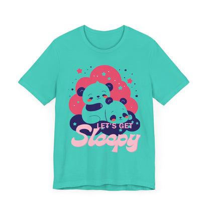 Cute Panda Sleepy Unisex Tee - Perfect for Cozy Days and Gift Giving