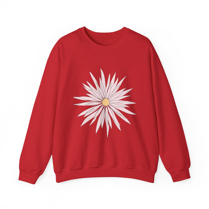 Floral Graphic Unisex Crewneck Sweatshirt - Cozy Comfort for Any Occasion